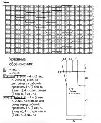 Схема вязания серый жилет с поясом раздел вязание спицами для женщин жилеты для женщин