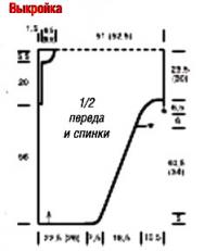Схема вязания коричневое пончо раздел вязание спицами для женщин накидки и болеро для женщин
