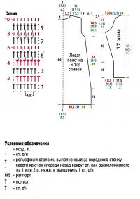 Схема вязания пальто с рельефным узором и шапка к нему раздел вязание спицами для женщин пальто