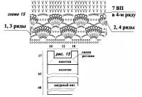 Схема вязания белое вязаное платье с рукавом реглан раздел вязание крючком для женщин платья, сарафаны для женщин