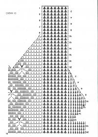 Схема вязания голубой топ с сеточкой на животе раздел вязание крючком для женщин кофты для женщин
