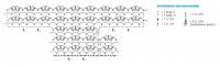 Схема вязания удлиненный пуловер из сетки  раздел вязание крючком для женщин кофты для женщин