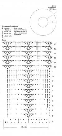 Схема вязания ажурный серый жилет раздел вязание крючком для женщин жилеты, безрукавки для женщин