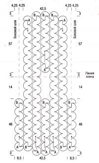 Схема вязания розовый жилет с веерным узором раздел вязание крючком для женщин жилеты, безрукавки для женщин