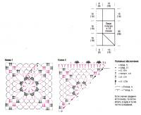 Схема вязания желтый сетчатый жилет  раздел вязание крючком для женщин жилеты, безрукавки для женщин