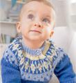  цветной пуловер для мальчика с застежкой  фото к описанию