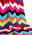 Как связать  детский пуловер в цветную полоску