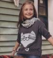  пуловер для подростка с кошачьей мордочкой фото к описанию