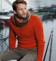 Для мужчин приталенный мужской пуловер с пуговицами фото к описанию
