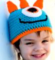  цветная шапка для ребенка «дракон» фото к описанию
