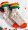  детские носки с цветной окантовкой фото к описанию