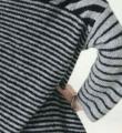 Как связать спицами полосатый пуловер с рукавом летучая мышь