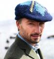 Спицами мужская кепка в шотландском стиле фото к описанию