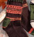 Спицами носки в этническом стиле фото к описанию
